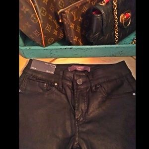 New! Leather Mid-Rise Skinny Jean- Amazing Quality